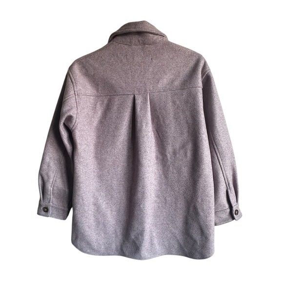 ZARA Women’s Pink Mauve Oversized Shacket Jacket – Missing Belt - Picture 3 of 3